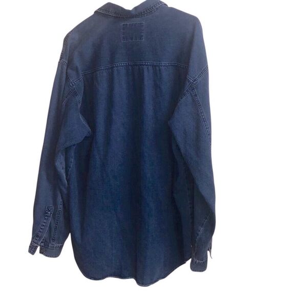 355. Levi’s “red tab” denim long sleeve button down jacket size large - Picture 5 of 7